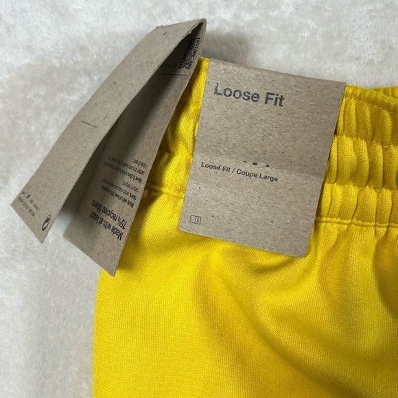 NWT Large Nike Fly Loose Fit Basketball Snake Yellow Joggers Pants Trainers - Picture 11 of 12